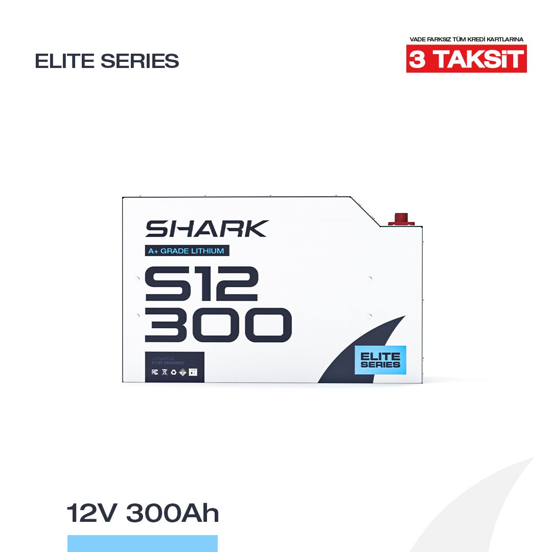 12300_2 12V 300Ah LiFePO4 Lityum Demir Fosfat Batarya/Akü - Bluetooth/Wifi - Görsel 1