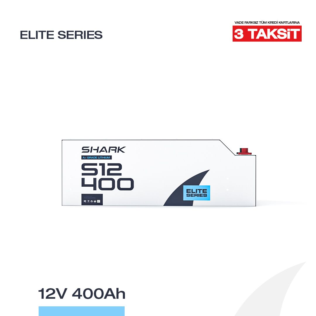 12V 400Ah LiFePO4 Lityum Demir Fosfat Batarya/Akü - Bluetooth/Wifi - Görsel 1