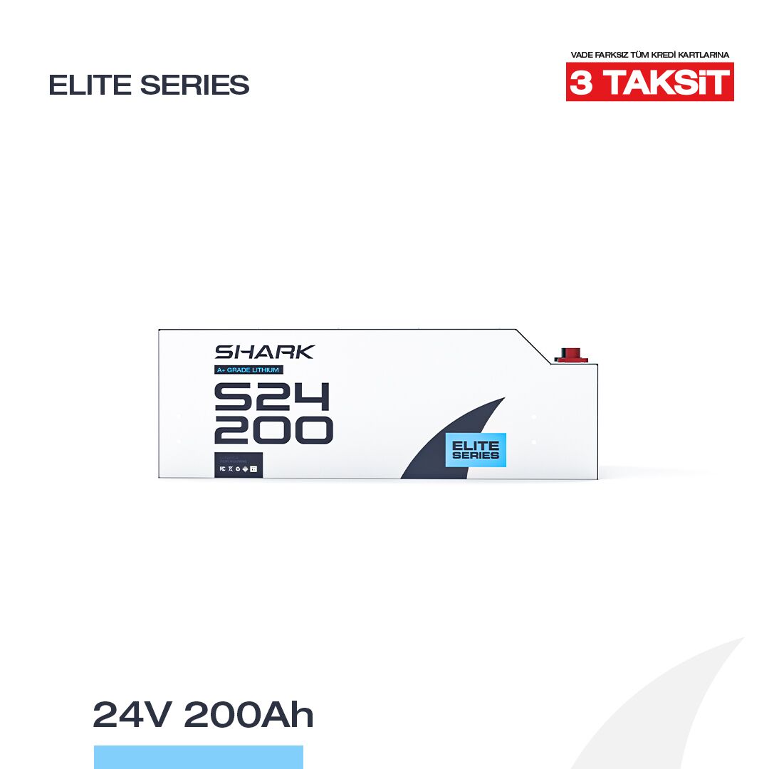 24V 200Ah LiFePO4 Lityum Demir Fosfat Batarya/Akü - Bluetooth/Wifi - Görsel 1